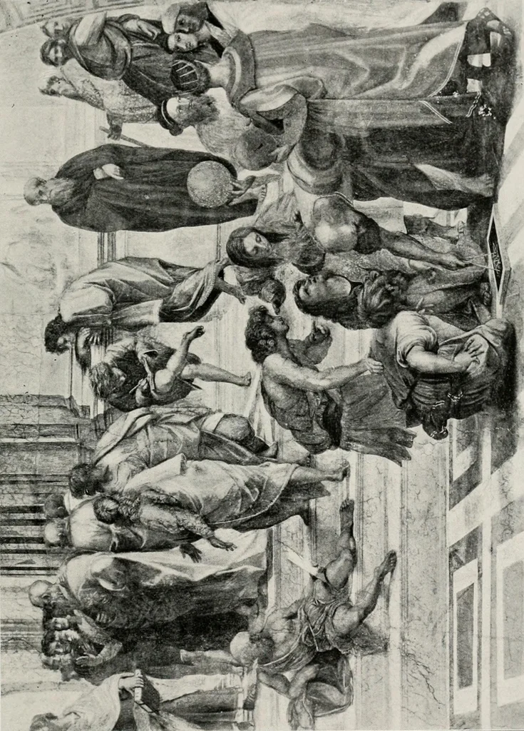 An illustration from The golden days of the renaissance in Rome, from the pontificate of Julius II to that of Paul III, 1906, leaf 196