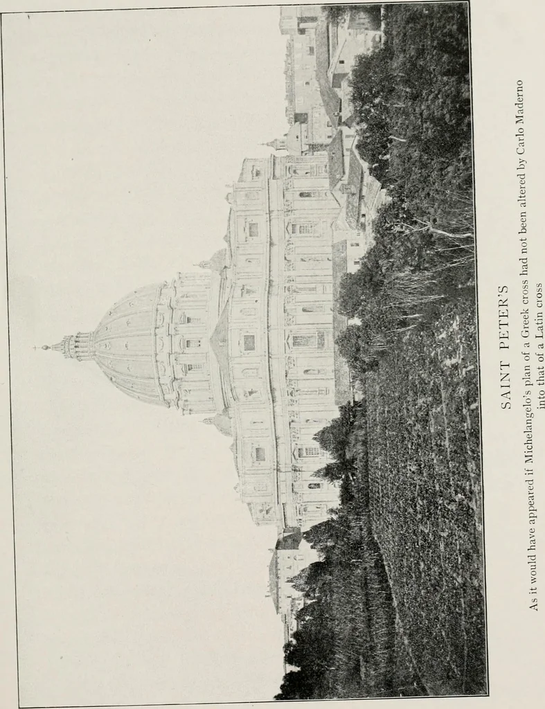 An illustration from The golden days of the renaissance in Rome, from the pontificate of Julius II to that of Paul III, 1906, leaf 212