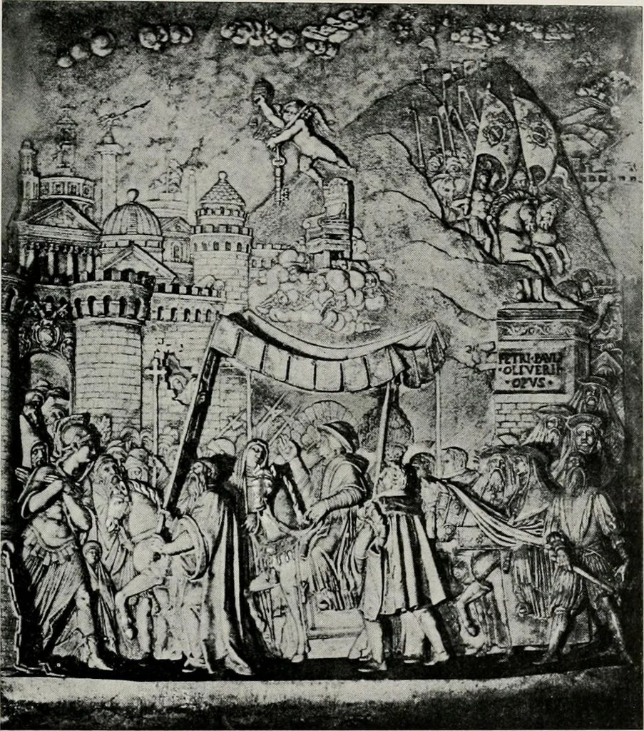 An illustration from The golden days of the renaissance in Rome, from the pontificate of Julius II to that of Paul III, 1906, leaf 24