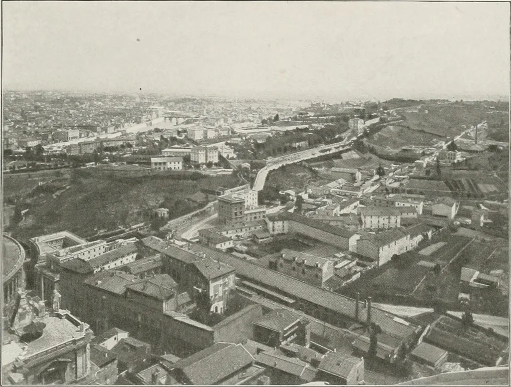 An illustration from The golden days of the renaissance in Rome, from the pontificate of Julius II to that of Paul III, 1906, leaf 256