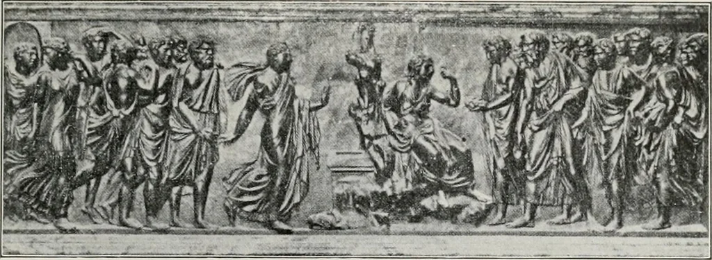 An illustration from The golden days of the renaissance in Rome, from the pontificate of Julius II to that of Paul III, 1906, leaf 318