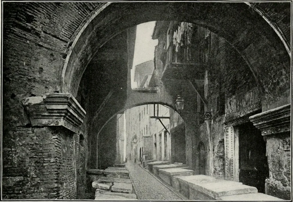 An illustration from The golden days of the renaissance in Rome, from the pontificate of Julius II to that of Paul III, 1906, leaf 32