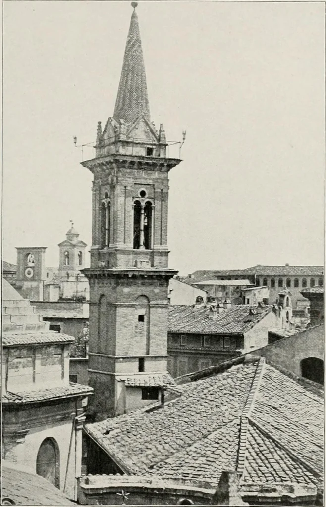 An illustration from The golden days of the renaissance in Rome, from the pontificate of Julius II to that of Paul III, 1906, leaf 86