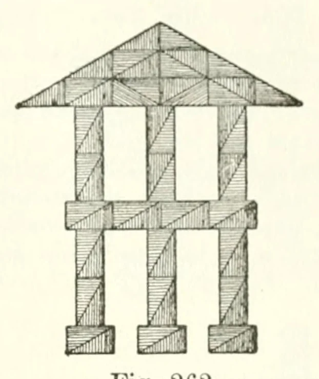 An illustration from Golden jubilee edition of The paradise of childhood, a practical guide to kindergartners, 1916, leaf 197