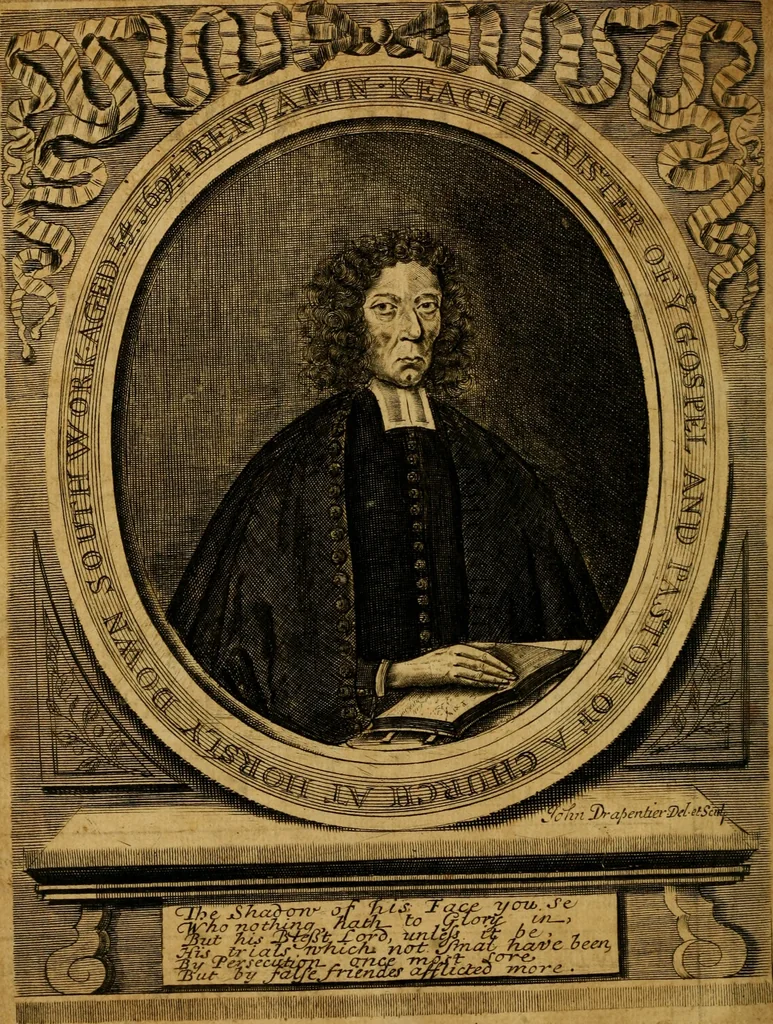 An illustration from A golden mine opened, or, The glory of God's rich grace displayed in the mediator to believers : and his direful wrath against impenitent sinners : containing the substance of forty sermons upon several subjects, 1694, leaf 5