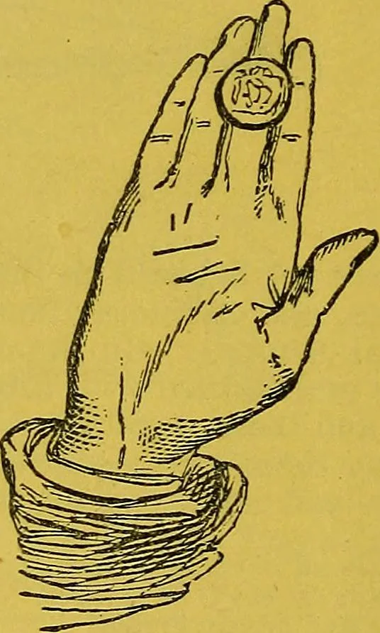 An illustration from The golden wheel dream-book and fortune-teller : being the most complete work on fortune-telling and interpreting dreams ever printed, containing an alphabetical list of dreams, with their interpretation, and the lucky numbers they signify; also explaining how to tell fortunes by the mysterious golden wheel..., 1862, leaf 5