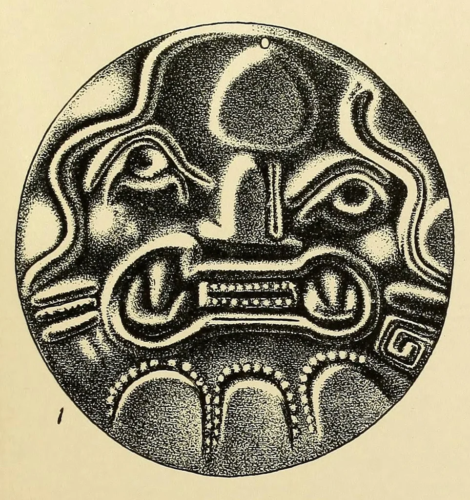 An illustration from The gold treasure of Sigsig, Ecuador, 1924, leaf 23