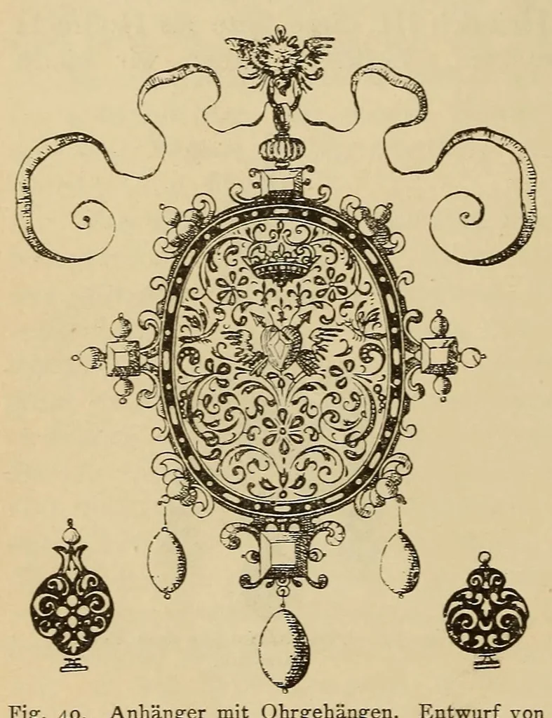 An illustration from Gold und Silber : Handbuch der Edelschmiedekunst, 1888, leaf 110