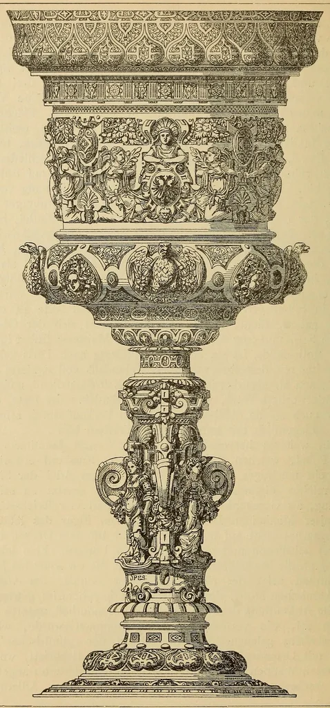 An illustration from Gold und Silber : Handbuch der Edelschmiedekunst, 1888, leaf 214