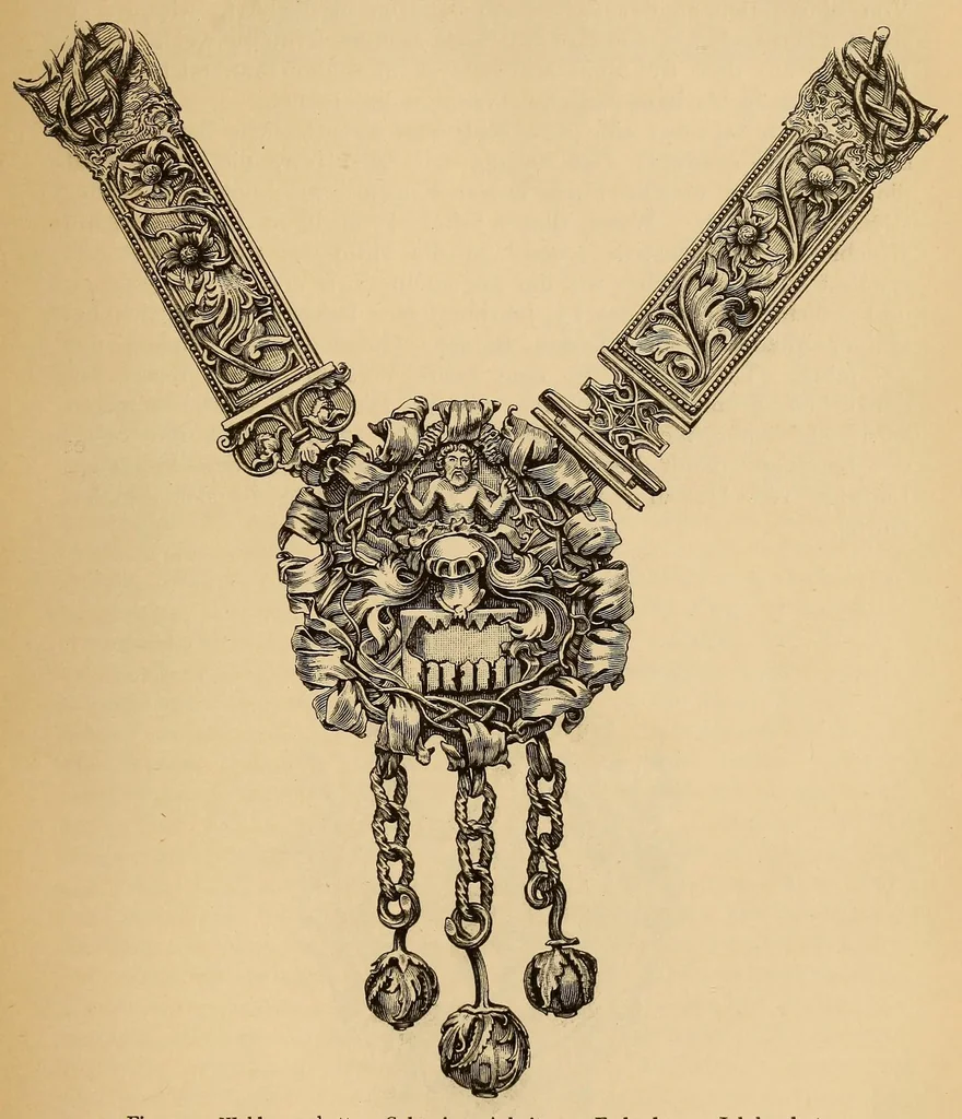 An illustration from Gold und Silber : Handbuch der Edelschmiedekunst, 1888, leaf 97