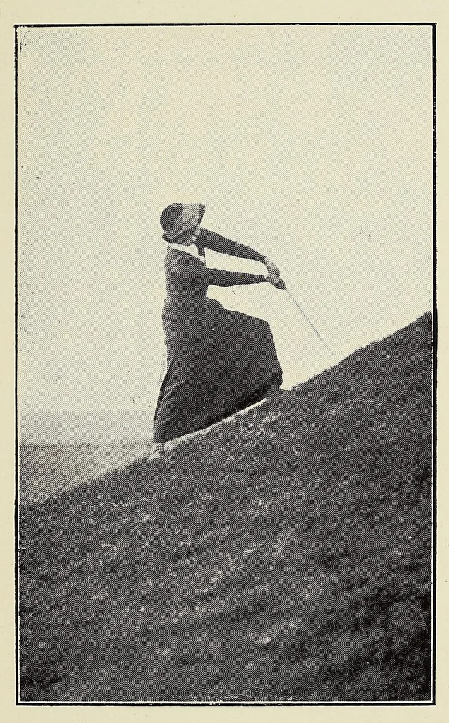 An illustration from Golf for women, 1914, leaf 101