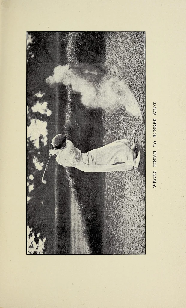 An illustration from Golf for women, 1914, leaf 113