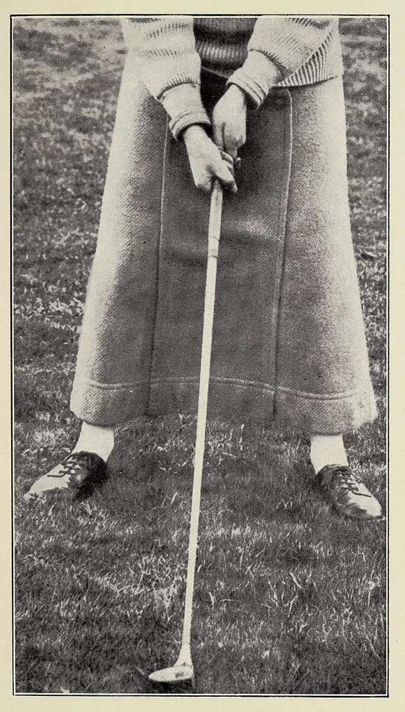 An illustration from Golf for women, 1914, leaf 45