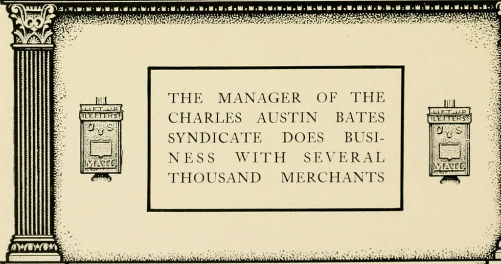An illustration from Good advertising : and where it is made, 1905, leaf 42
