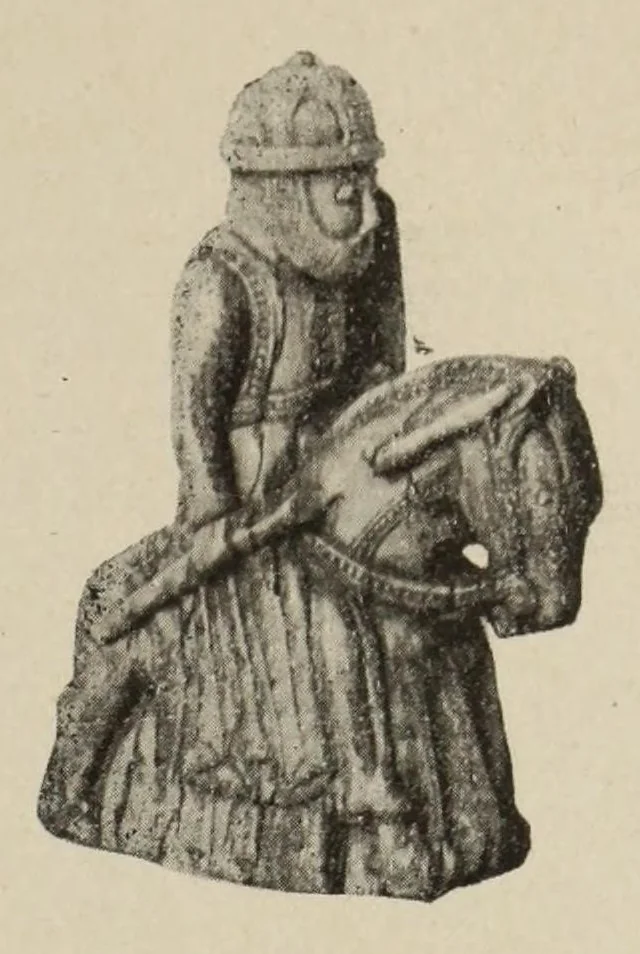 An illustration from Good companion (Bonus socius) : XIIIth century manuscript collection of chess problems, 1910, leaf 143