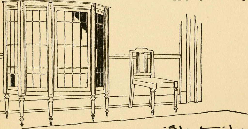 An illustration from Good taste in home furnishing, 1915, leaf 113