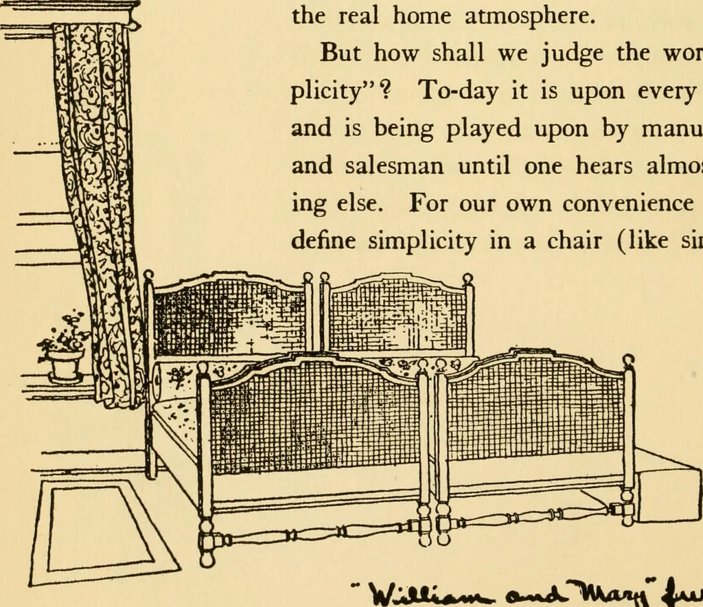 An illustration from Good taste in home furnishing, 1915, leaf 115