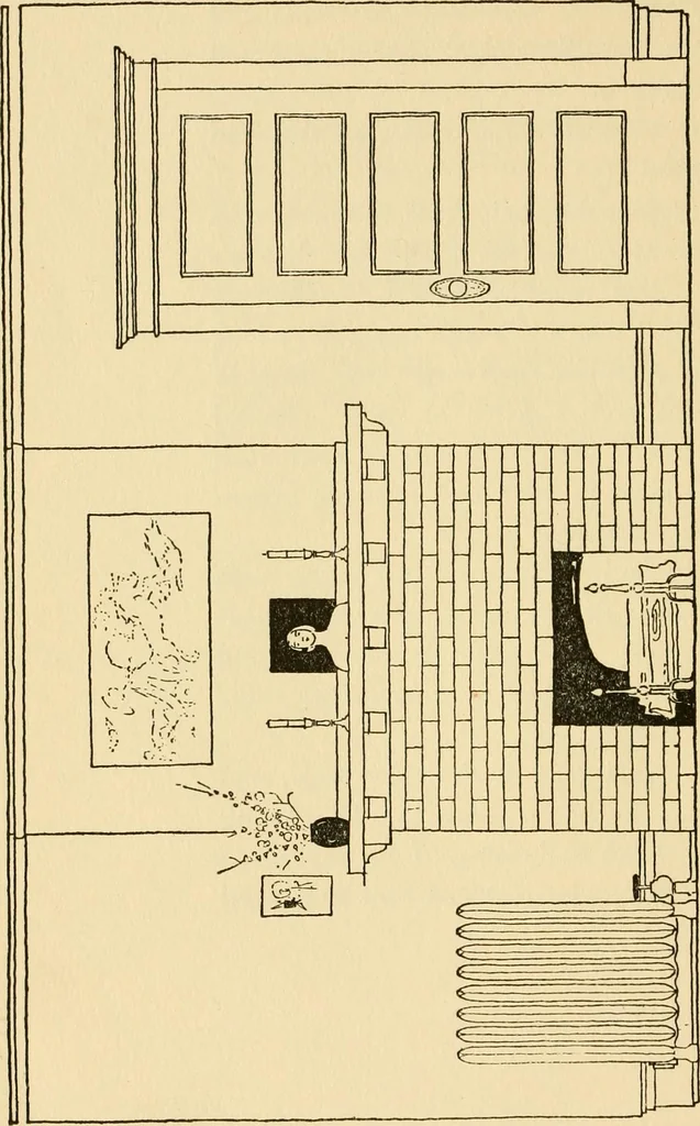 An illustration from Good taste in home furnishing, 1915, leaf 129