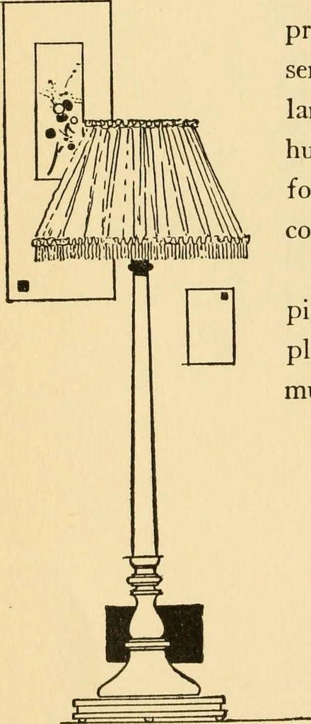An illustration from Good taste in home furnishing, 1915, leaf 83