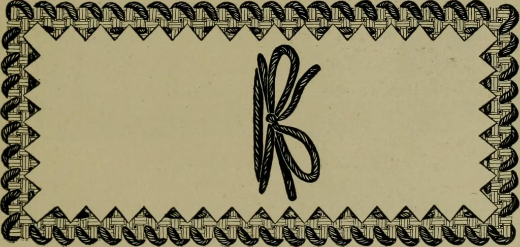 An illustration from Goodwin's course in sewing; practical instruction in needlework for use in schools and at home, 1910, leaf 13