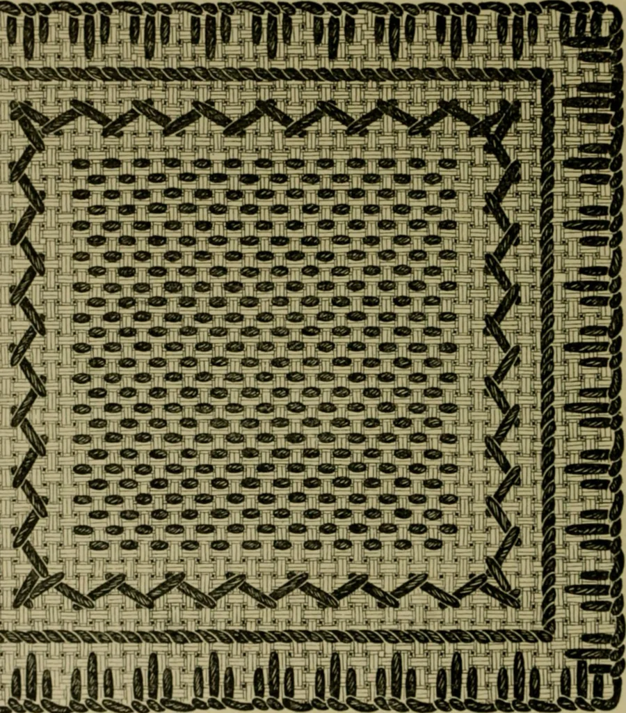 An illustration from Goodwin's course in sewing; practical instruction in needlework for use in schools and at home, 1910, leaf 18