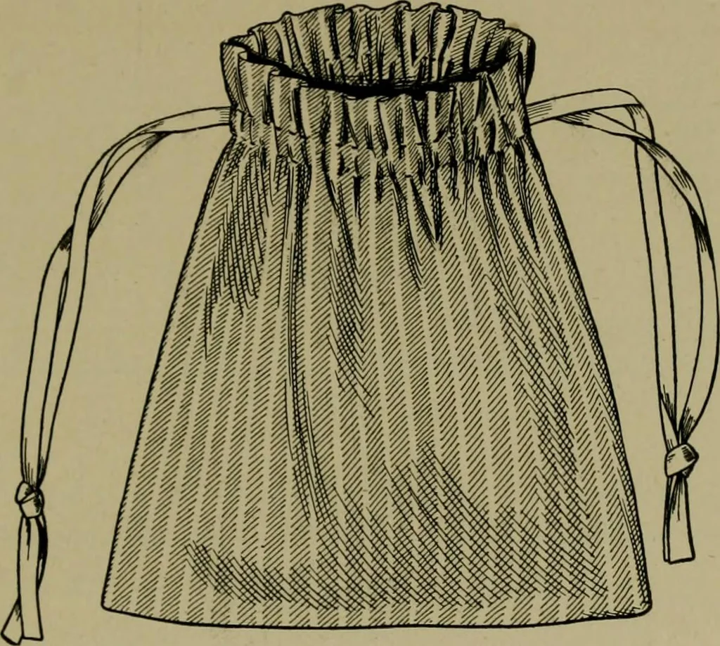 An illustration from Goodwin's course in sewing; practical instruction in needlework for use in schools and at home, 1910, leaf 23