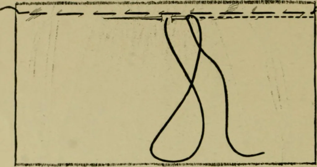 An illustration from Goodwin's course in sewing; practical instruction in needlework for use in schools and at home, 1910, leaf 24