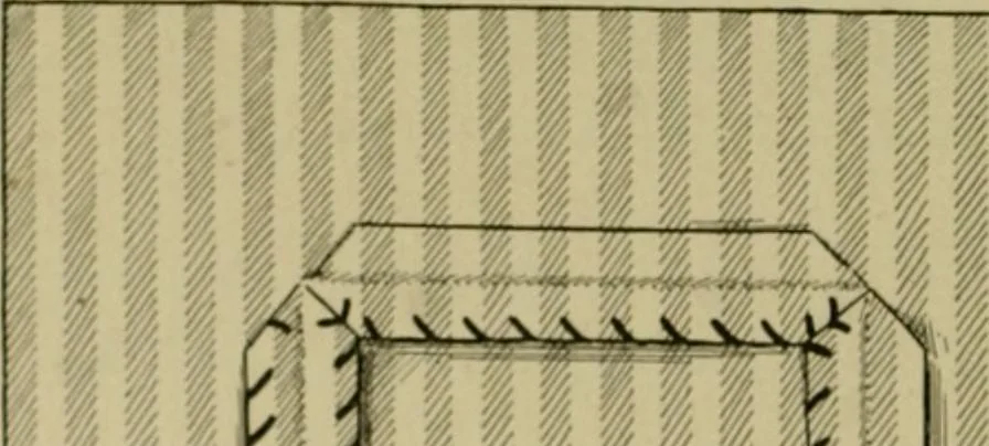 An illustration from Goodwin's course in sewing; practical instruction in needlework for use in schools and at home, 1910, leaf 34