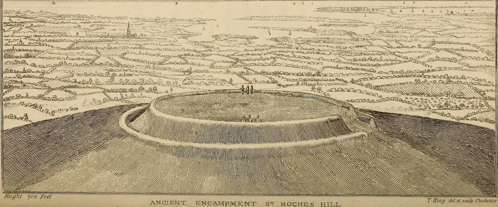 An illustration from Goodwood; its house, park and grounds, with a catalogue raisonné of the pictures in the gallery of His Grace the Duke of Richmond, K.G. To which are added an account of the ancient encampment, tumuli, and British village, on the adjacent downs: and a detailed record of the Goodwood races from their first establishment.., 1839, leaf 180