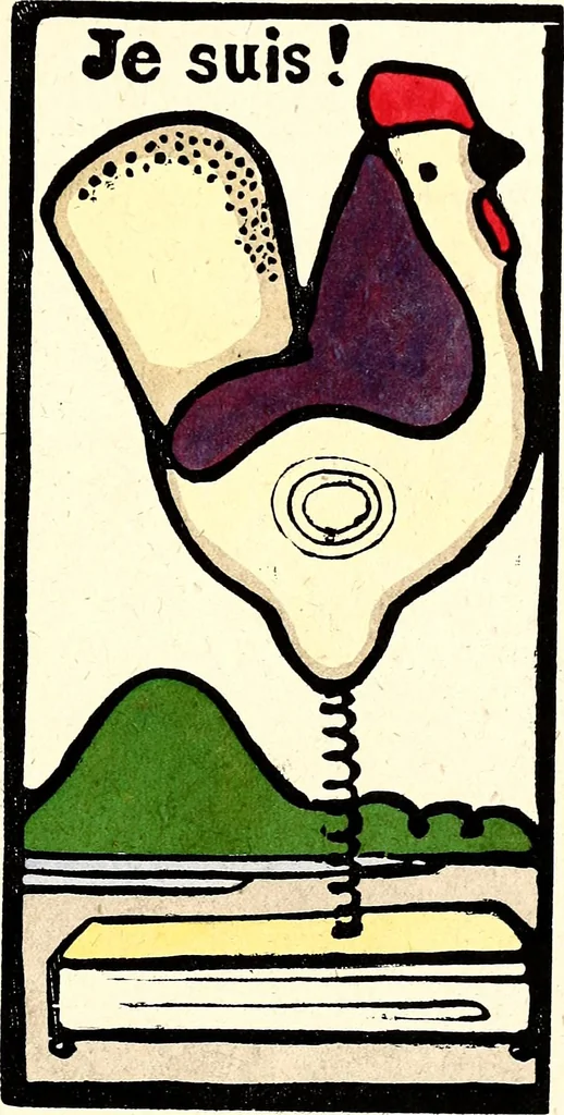 An illustration from Gordon Craig's book of penny toys, 1899, leaf 12