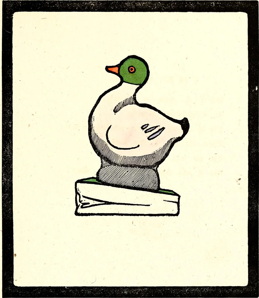 An illustration from Gordon Craig's book of penny toys, 1899, leaf 14