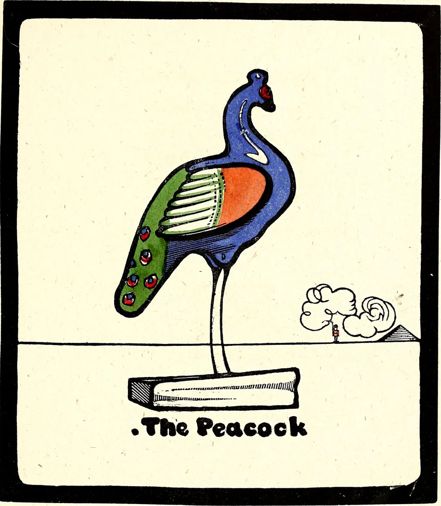 An illustration from Gordon Craig's book of penny toys, 1899, leaf 18