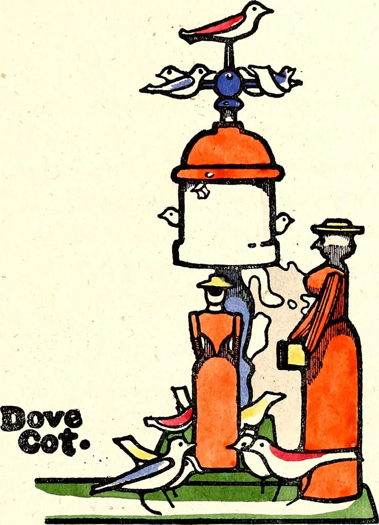 An illustration from Gordon Craig's book of penny toys, 1899, leaf 22