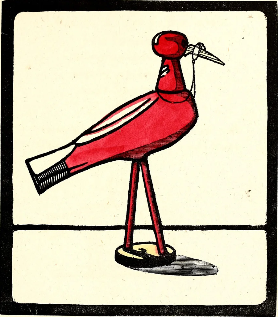 An illustration from Gordon Craig's book of penny toys, 1899, leaf 24