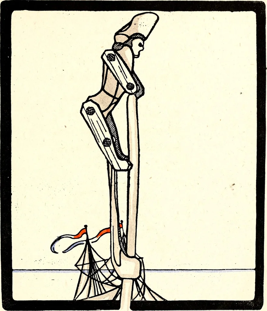 An illustration from Gordon Craig's book of penny toys, 1899, leaf 26