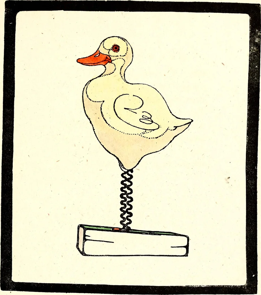 An illustration from Gordon Craig's book of penny toys, 1899, leaf 30