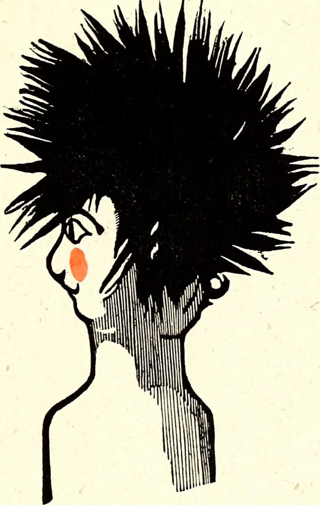 An illustration from Gordon Craig's book of penny toys, 1899, leaf 4
