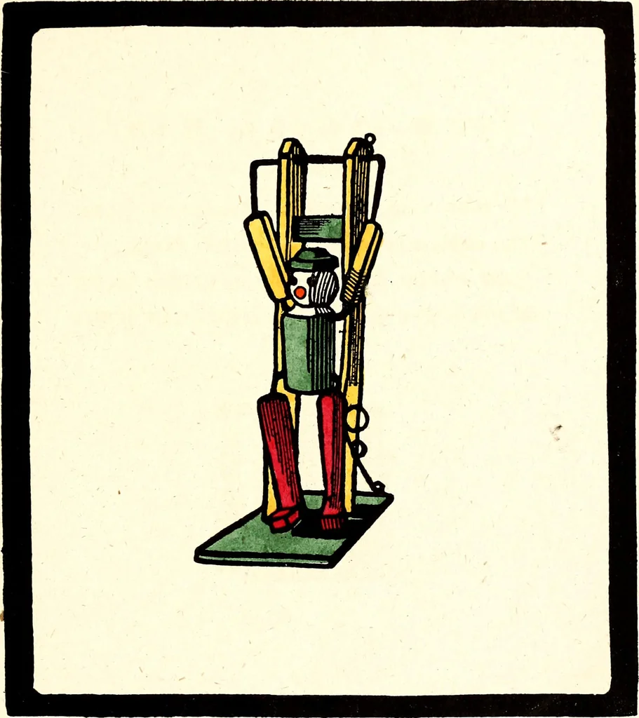 An illustration from Gordon Craig's book of penny toys, 1899, leaf 40