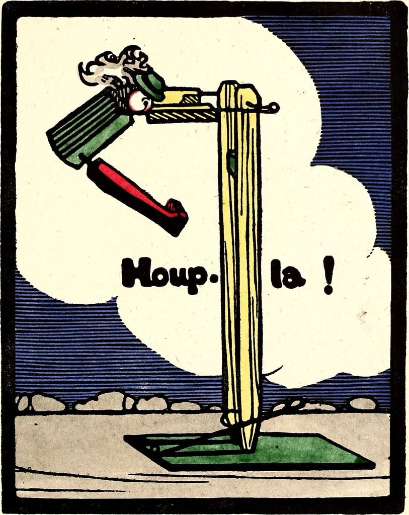 An illustration from Gordon Craig's book of penny toys, 1899, leaf 42
