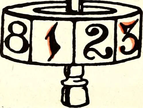 An illustration from Gordon Craig's book of penny toys, 1899, leaf 45