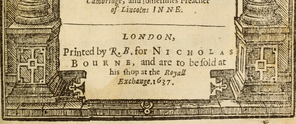 An illustration from The golden scepter held forth to the humble : with The Churches dignitie by her marriage ; And The Churches dutie in her carriage ; In three treatises, the former delivered in sundry sermons in Cambridge, for the weekely fasts, 1625, the two latter in Lincolnes Inne, 1638, leaf 712
