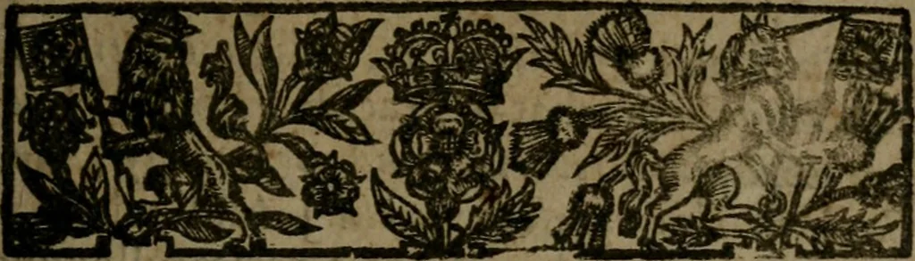 An illustration from Gospel-marrow, the great God giving himself for the sons of men: or, The sacred mystery of redemption by Jesus Christ, with two of the ends thereof, justification & sanctification. Doctrinally opened, and practically applied ... To which is added Three links of a golden chain. As it was lately held forth to the church of God at Great Yarmouth .., 1659, leaf 46