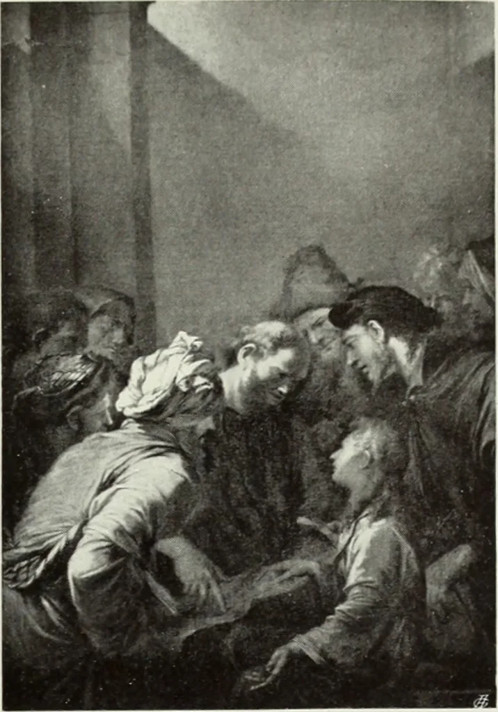 An illustration from The Gospels in art; the life of Christ, by great painters from Fra Angelico to Holman Hunt;, 1904, leaf 104
