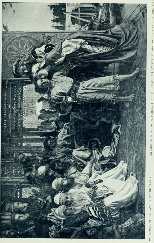 An illustration from The Gospels in art; the life of Christ, by great painters from Fra Angelico to Holman Hunt;, 1904, leaf 106