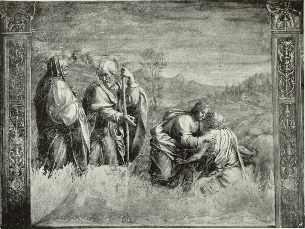 An illustration from The Gospels in art; the life of Christ, by great painters from Fra Angelico to Holman Hunt;, 1904, leaf 109