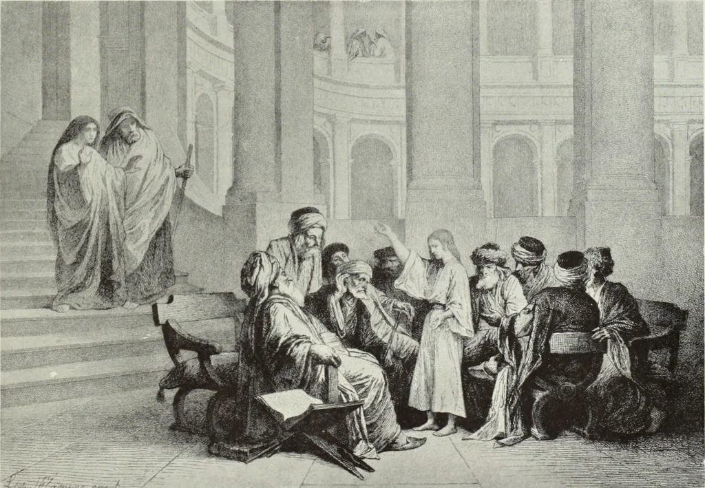 An illustration from The Gospels in art; the life of Christ, by great painters from Fra Angelico to Holman Hunt;, 1904, leaf 110