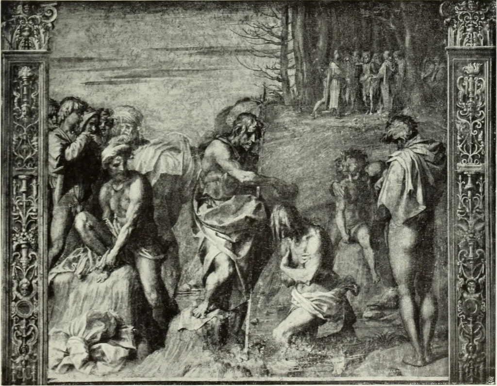 An illustration from The Gospels in art; the life of Christ, by great painters from Fra Angelico to Holman Hunt;, 1904, leaf 126