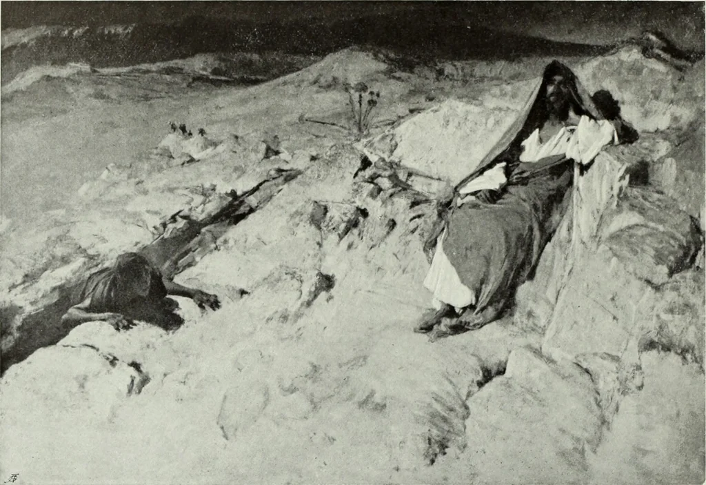 An illustration from The Gospels in art; the life of Christ, by great painters from Fra Angelico to Holman Hunt;, 1904, leaf 133