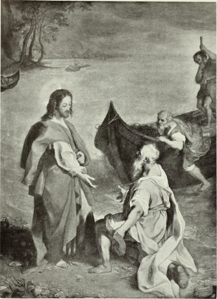 An illustration from The Gospels in art; the life of Christ, by great painters from Fra Angelico to Holman Hunt;, 1904, leaf 136