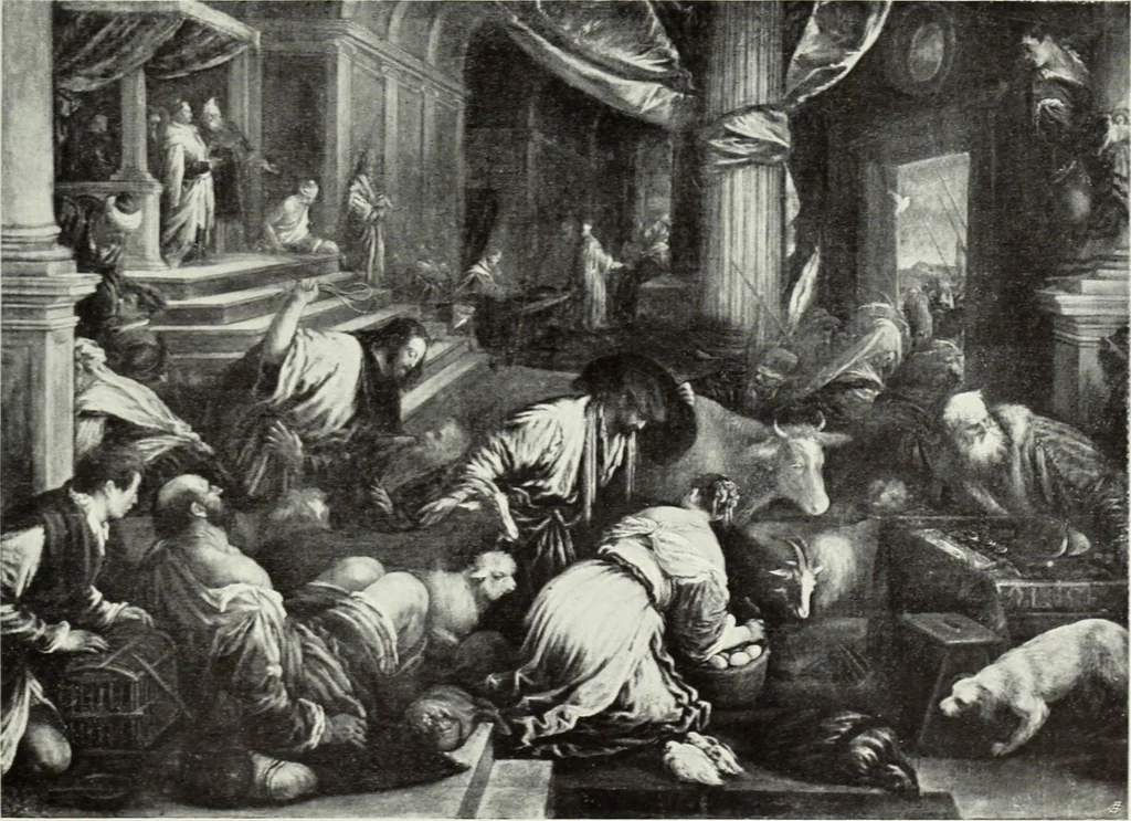 An illustration from The Gospels in art; the life of Christ, by great painters from Fra Angelico to Holman Hunt;, 1904, leaf 138